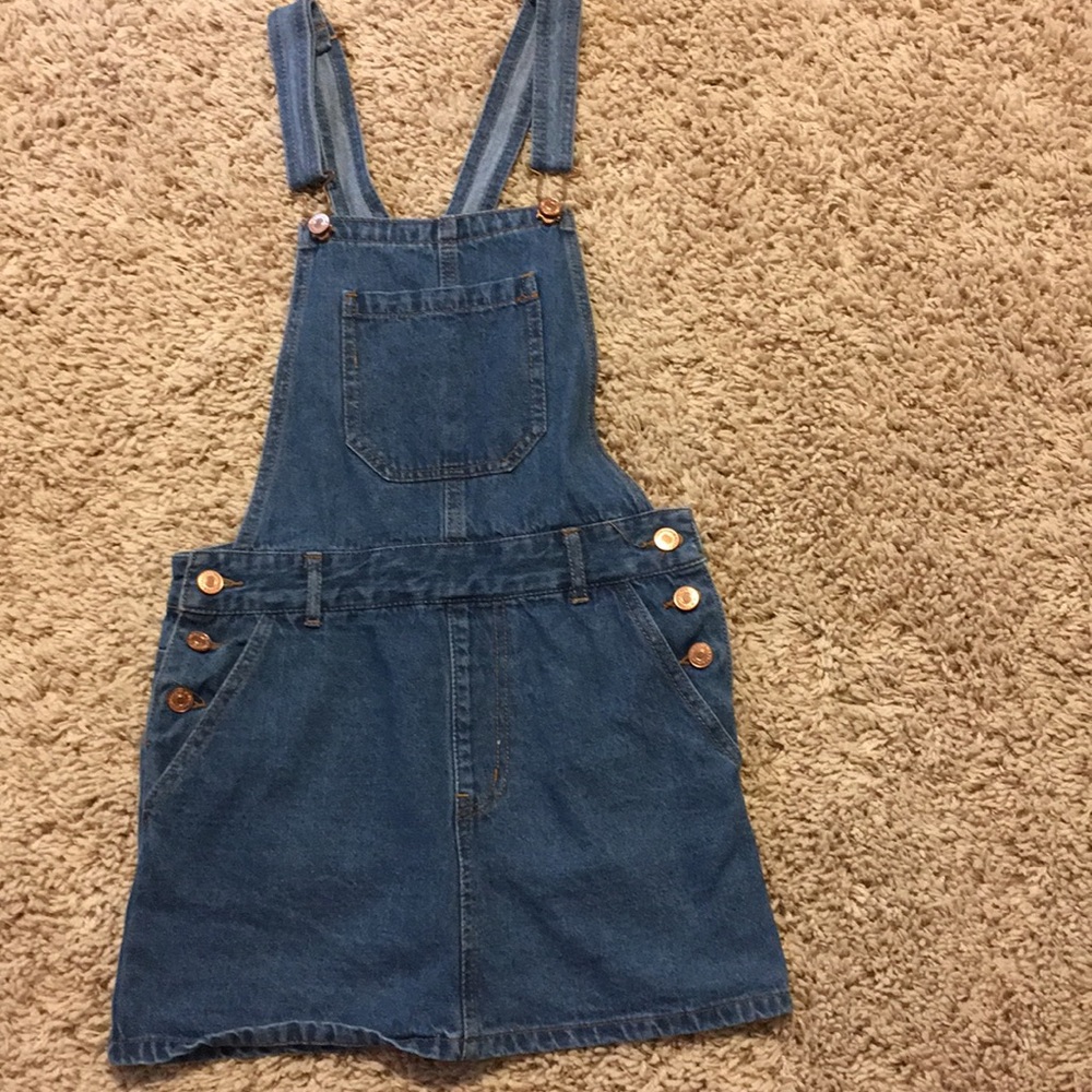 super trendy overall dress